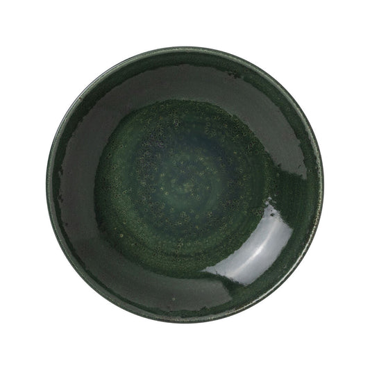 Vesuvius Burnt Emerald Coupe Bowl 29cm 183.25cl (11 1/2" 64 1/2oz)