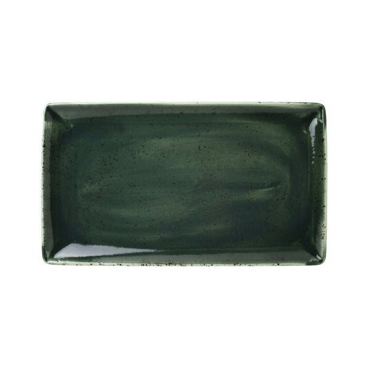 Vesuvius Burnt Emerald Rectangle Three 32 x 19cm (12 1/2 x 7 1/2")