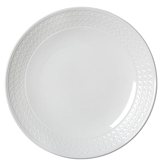 Bead Accent Coupe Plate 28.5cm (11 1/4")