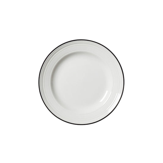 Bead Black Band Plate 16.5cm (6 1/2")