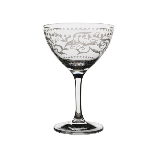 Vintage Dots Martini/Champagne 14.61cm H 23.6cl (3 3/4 x 5 3/4" 8oz)