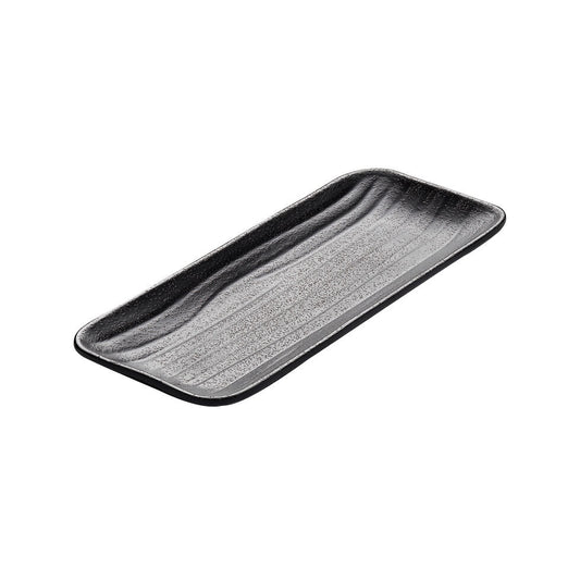 Zen Black Rectangle Tray 11.7 x 2.8cm (4 5/8 x 1 1/8")